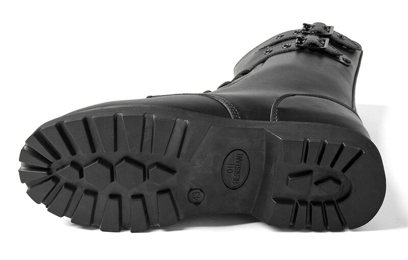 楽天市場】新品 フランス軍タイプ バックルブーツメンズ ミリタリー