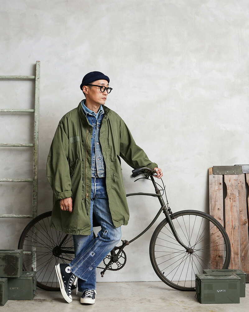 楽天市場】希少 実物 USED 米軍 M-65フィッシュテール モッズコート