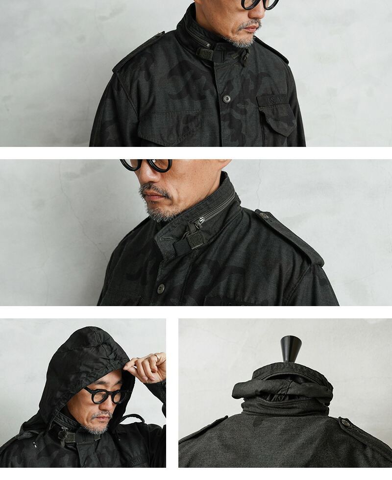 楽天市場】☆実物 USED 米軍 M-65 フィールドジャケット WOODLAND CAMO