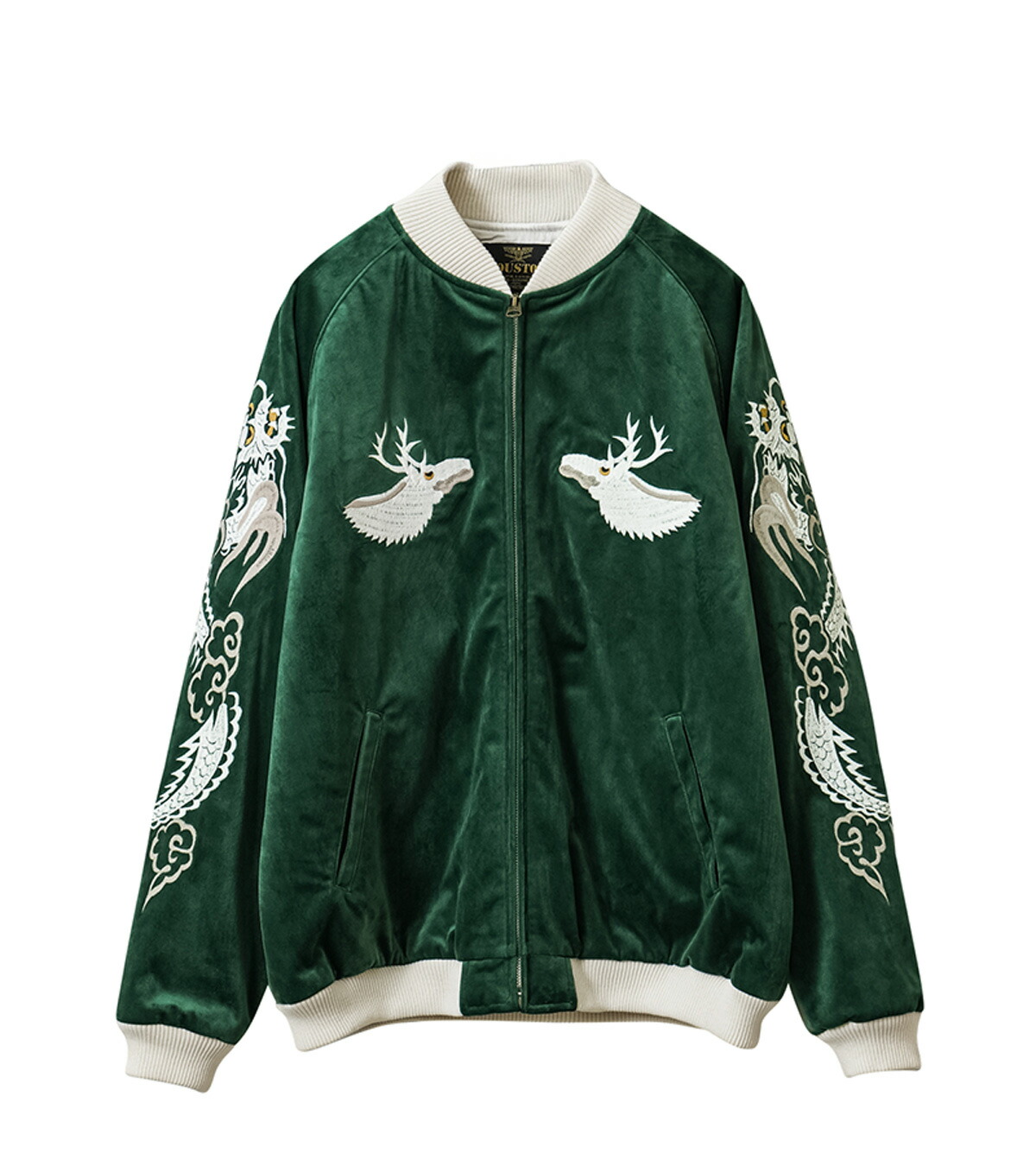 楽天市場】スカジャン ヒューストン 犬ぞりの通販