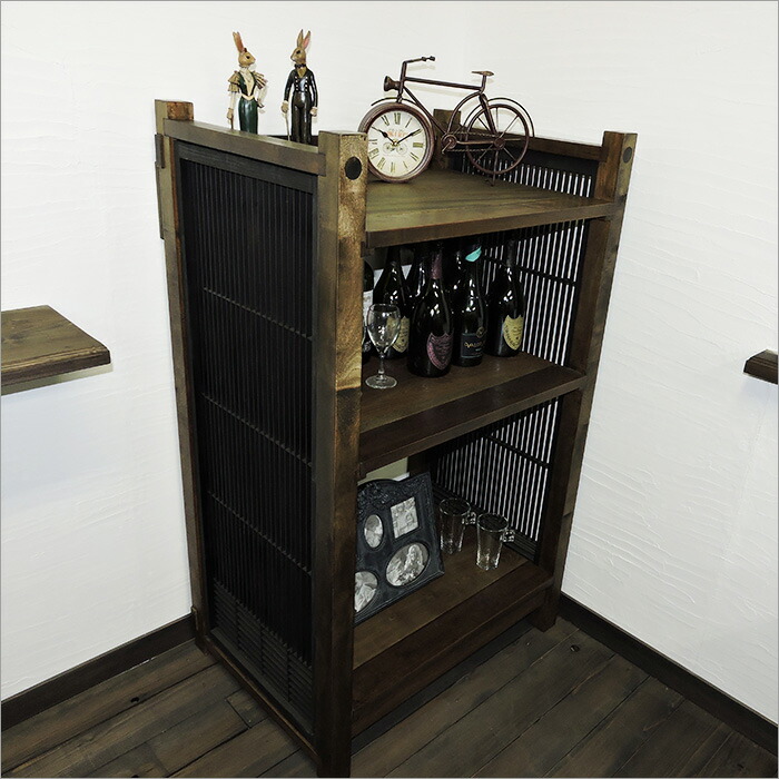 楽天市場】書院のシェルフ 古材 和風 飾り棚 アンティーク 棚 陳列棚