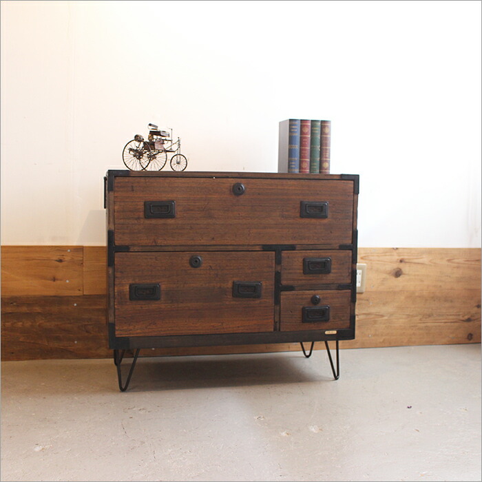 楽天市場】日本製 時代箪笥 リメイク 和箪笥 和ダンス アンティーク