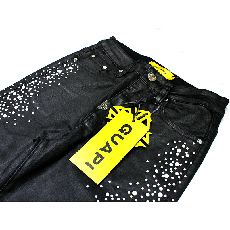 楽天市場】GUAPI グアピ フレアデニムパンツ メンズ ロング丈 OBSIDIAN