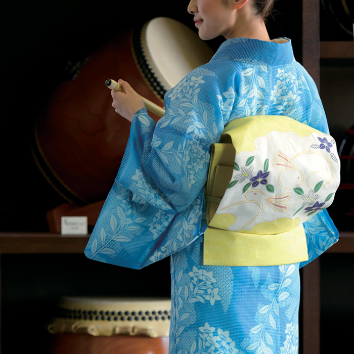 楽天市場】高級ゆかた＜絹紅梅小紋＞浴衣 日本橋 竺仙鑑製 女性用 芭蕉