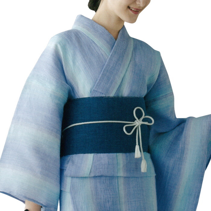 楽天市場】半幅帯 浴衣 着物 源氏物語 レディース 帯 01 麻100% 竺仙