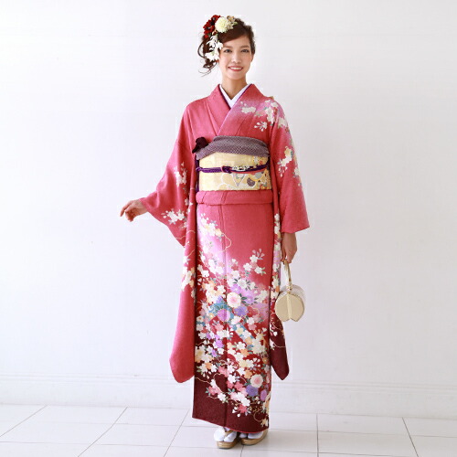 楽天市場】【最大20日間レンタル】 正絹 振袖 レンタル 成人式 セット