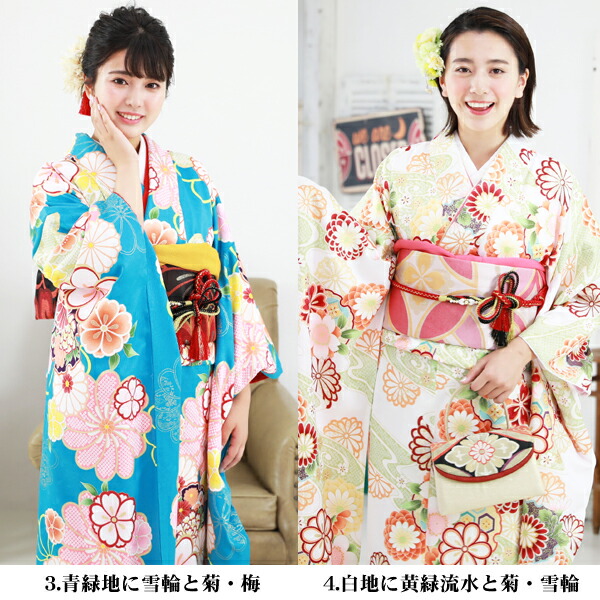 楽天市場】日本製生地＆染色 振袖6点セット 販売 購入 選べる6柄 振袖