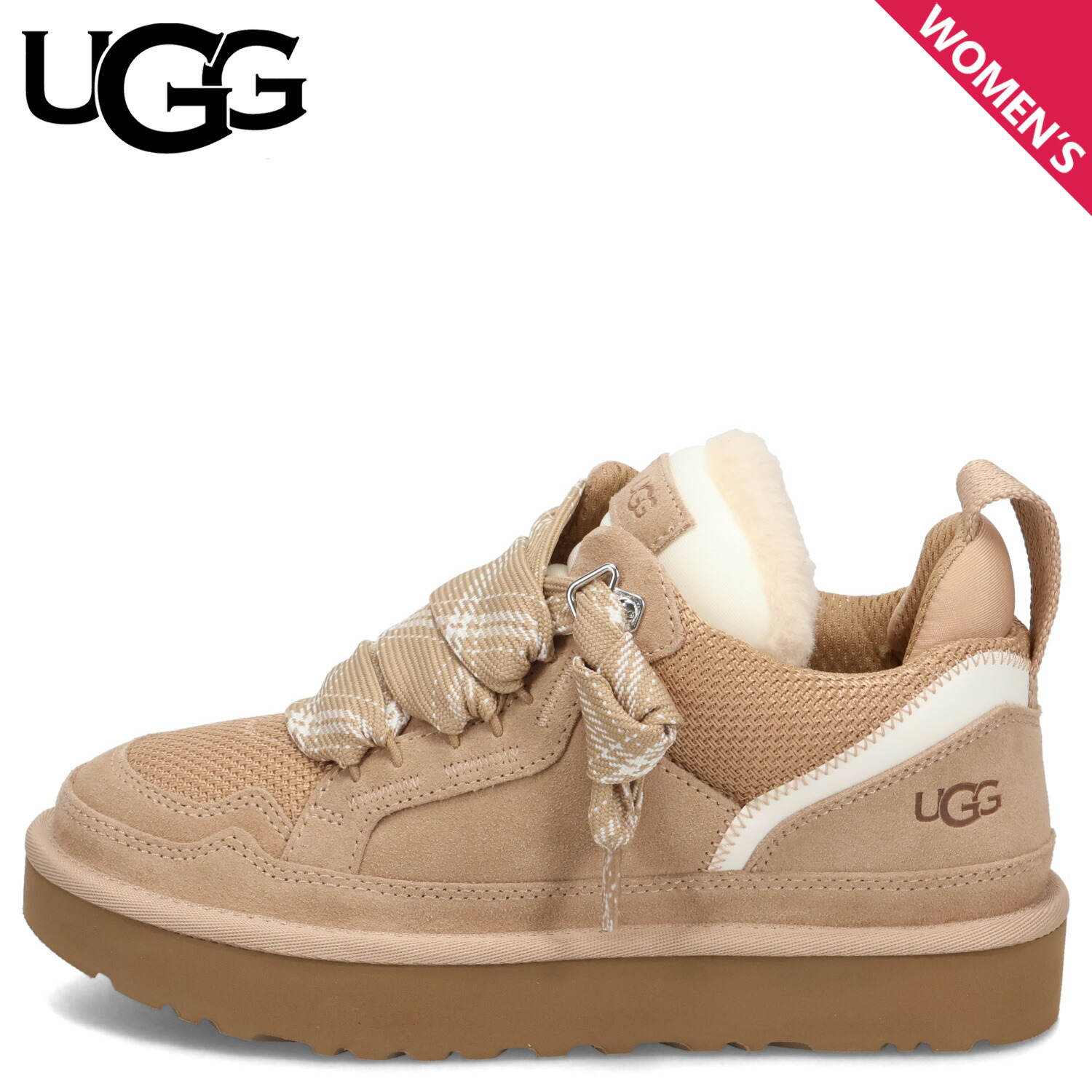 楽天市場】UGG LOWMEL アグ スニーカー ローメル レディース ベージュ