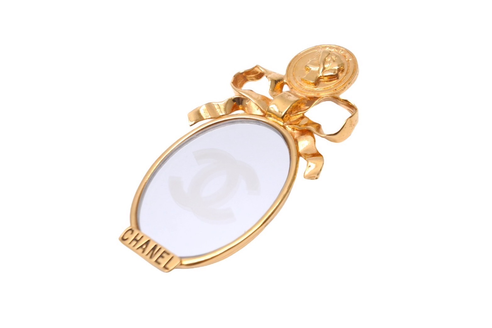 楽天市場】【セール】CHANEL シャネル ココマーク ミラー リボン