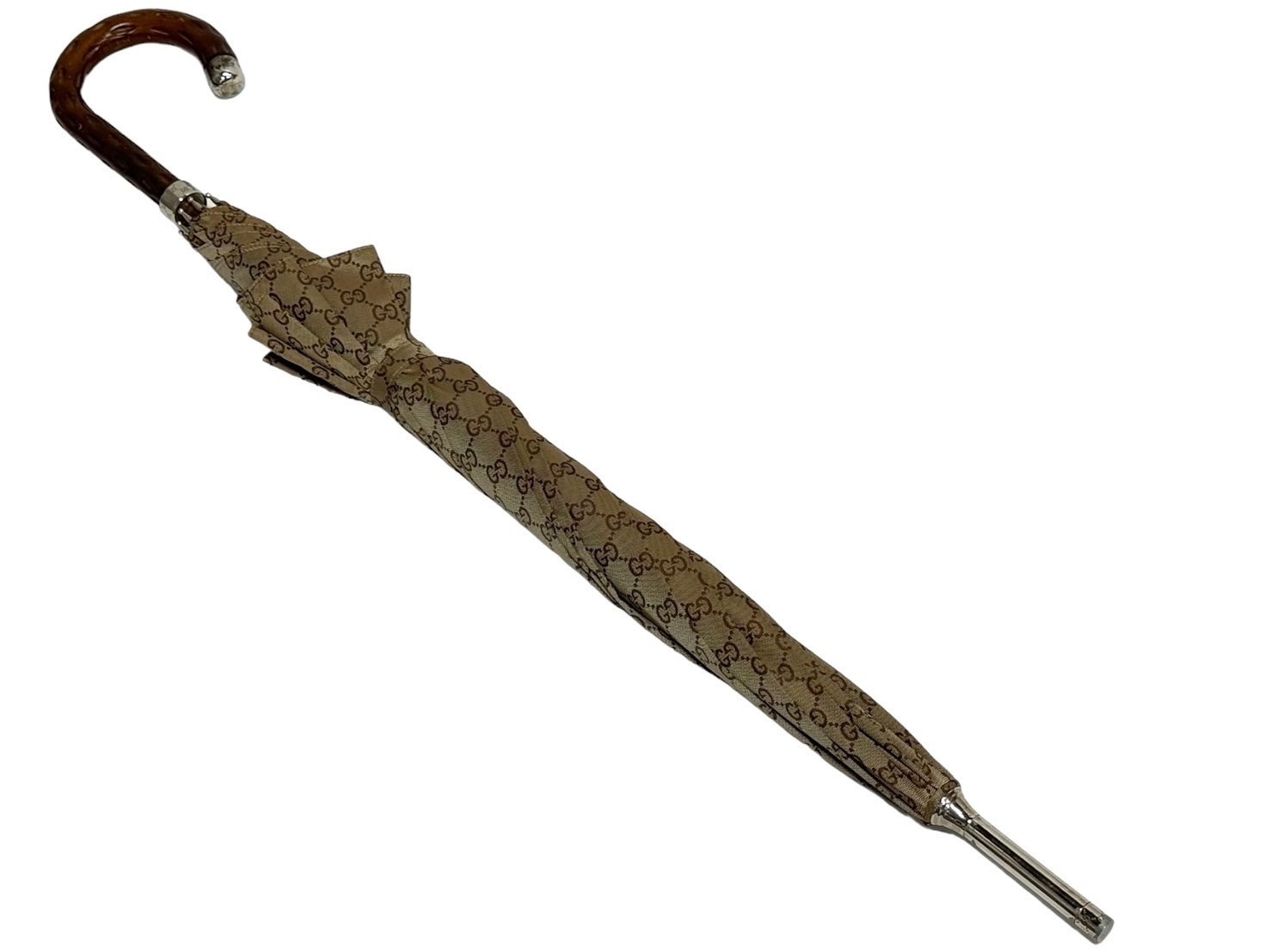 楽天市場】GUCCI グッチ 傘 アンブレラ GG柄 総柄 ポリエステル ウッド