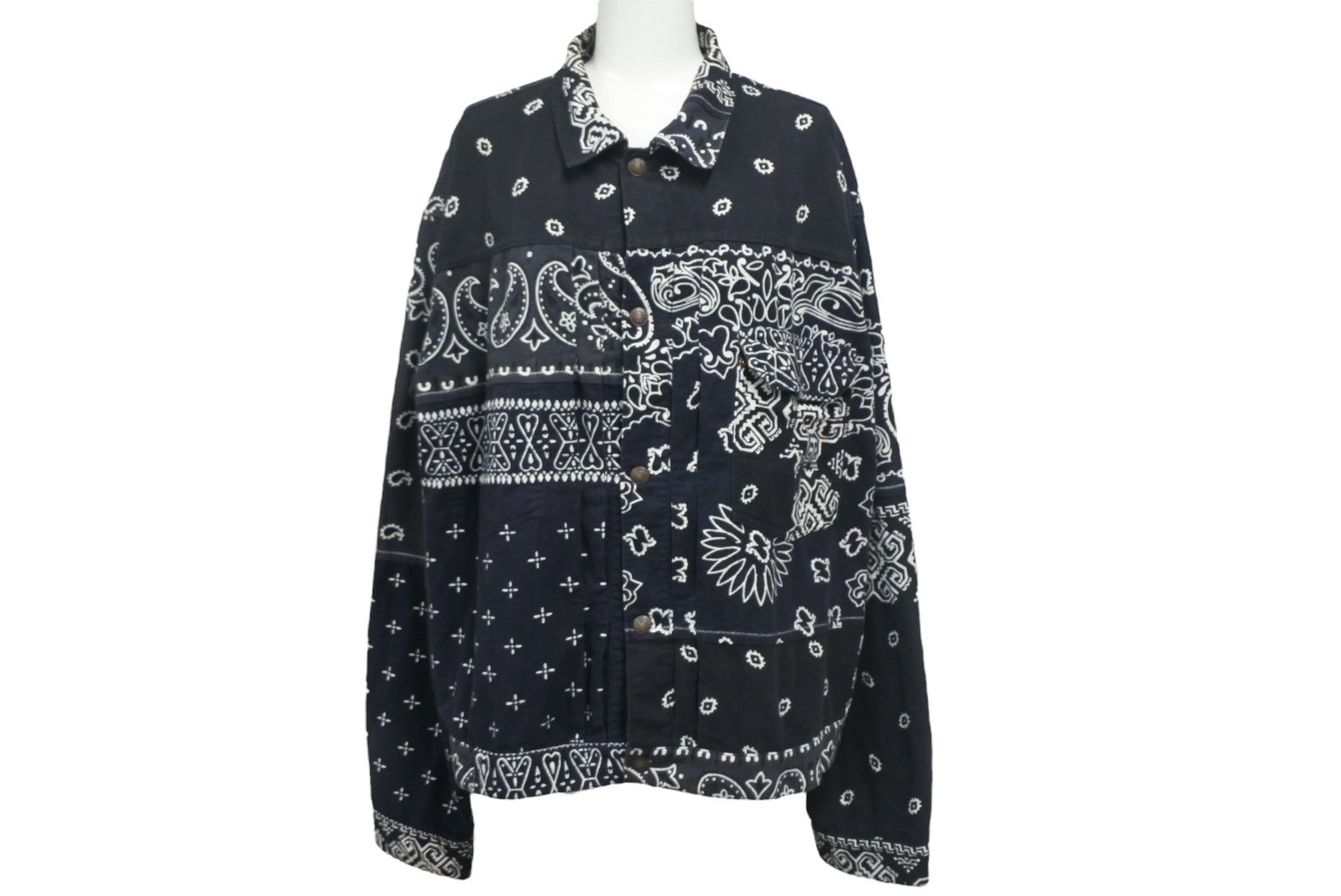 楽天市場】KAPITAL キャピタル バンダナ リバーシブル シャツ