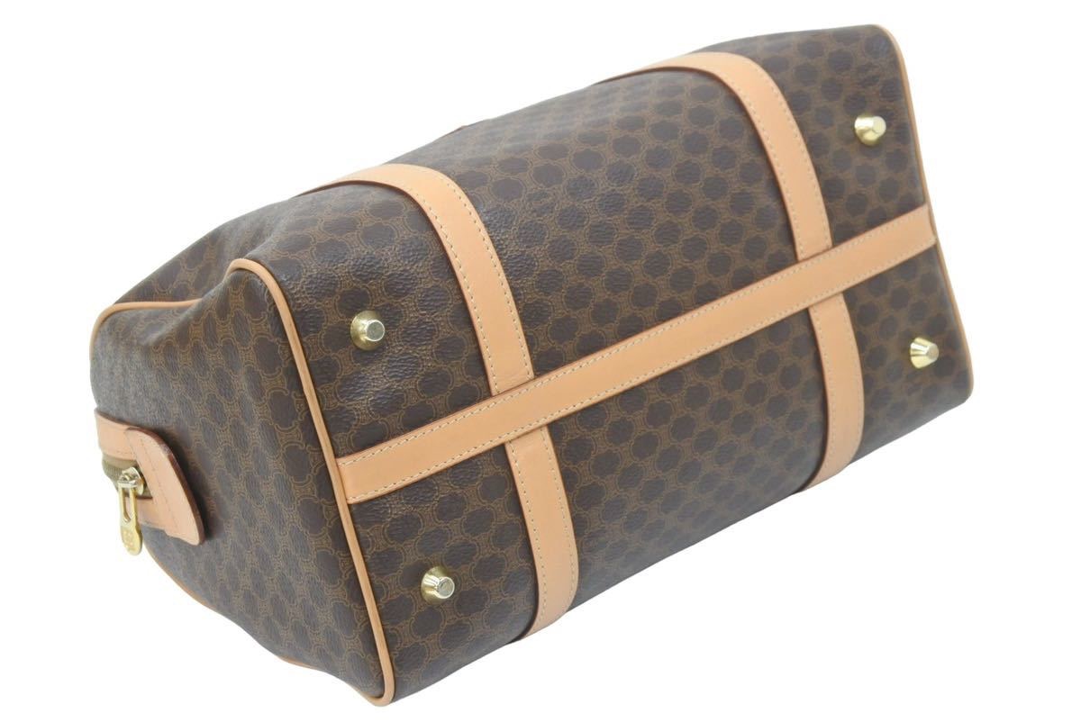 楽天市場】CELINE セリーヌ マカダム柄 ミニボストンバッグ ブラウン