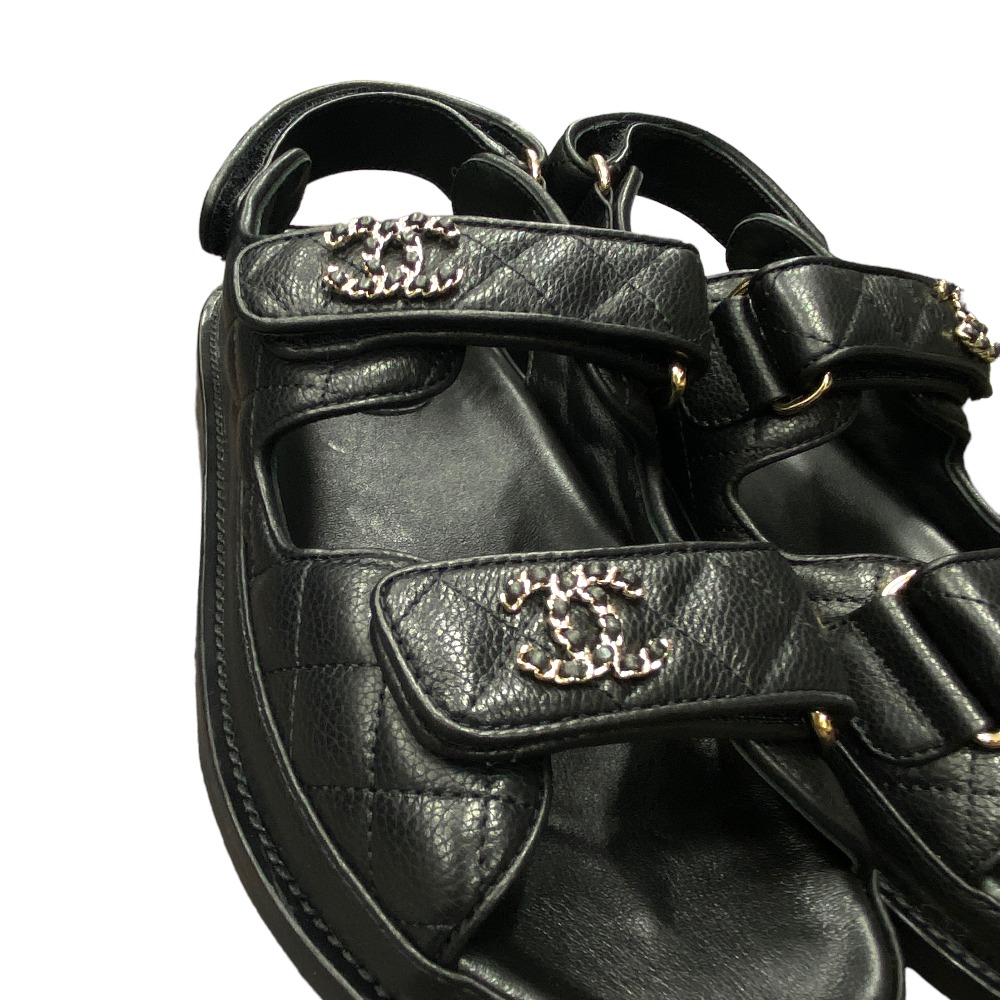 楽天市場】[USED/中古]CHANEL シャネル サンダル ココマーク キャビア