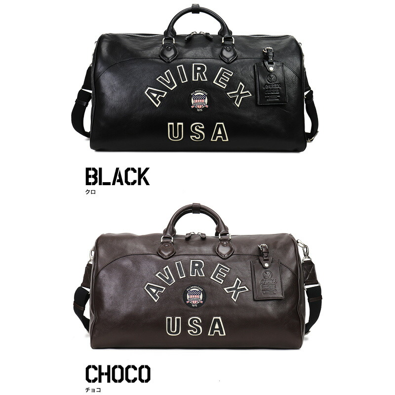 楽天市場】アビレックス バッグ ボストンバッグ メンズ 本革 大容量