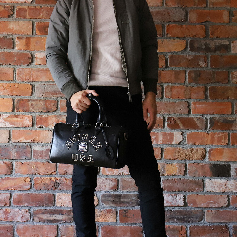 楽天市場】アビレックス バッグ ミニ ボストンバッグ メンズ 本革