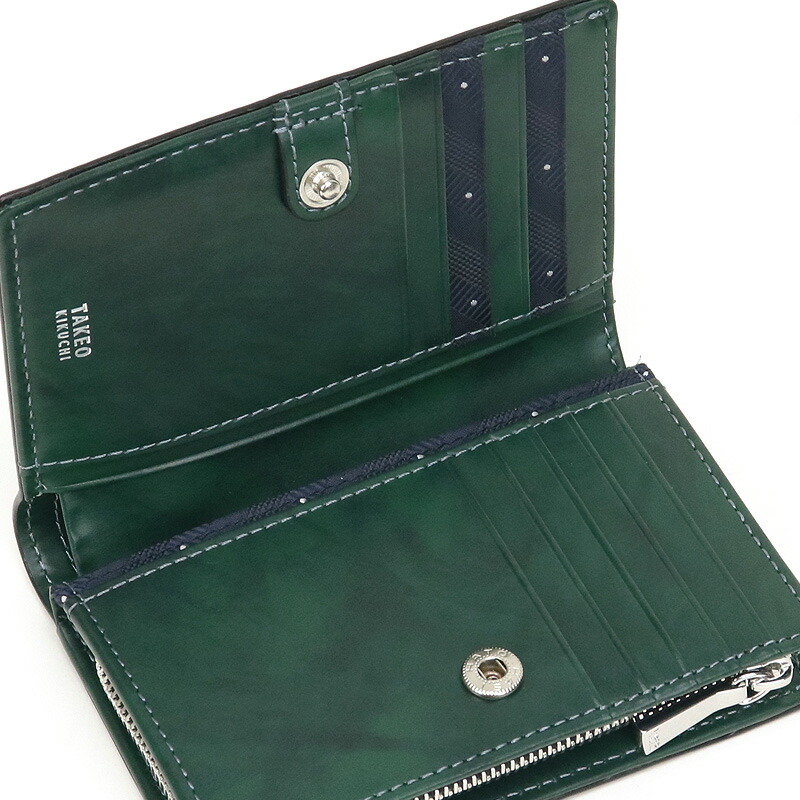 楽天市場】タケオキクチ 財布 二つ折り メンズ ブランド 本革 二つ折り