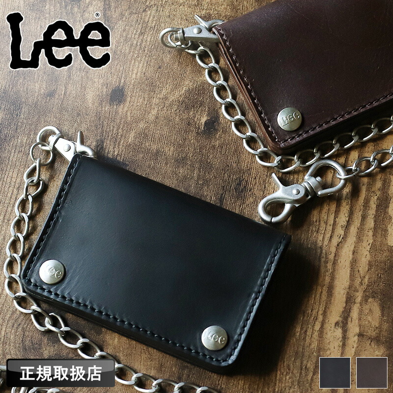 楽天市場】Lee 財布 二つ折り メンズ 姫路レザー 革小物 本革 牛革