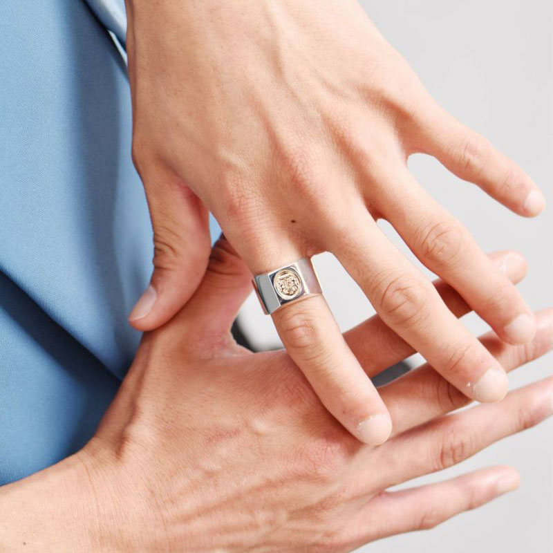 楽天市場】ライオンハート ブリティッシュエンブレム リング シルバー