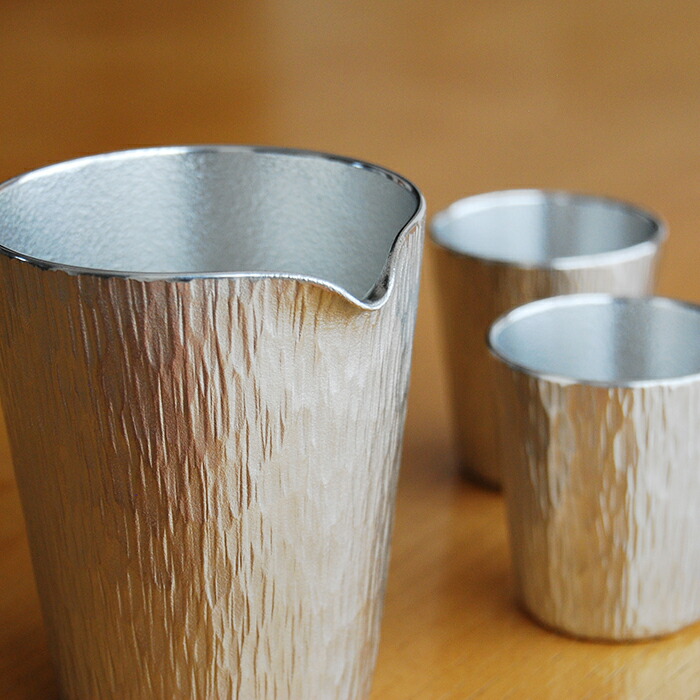 楽天市場】大阪錫器 片口セット 千早 錫製品 錫製 大阪 錫器 ぐい呑み