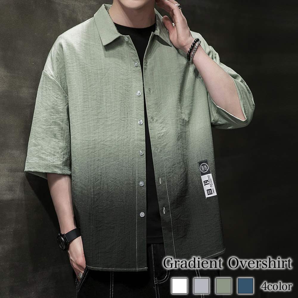 NORM ノースリーブ グラデーションシャツ Mサイズ NORM ノースリーブ