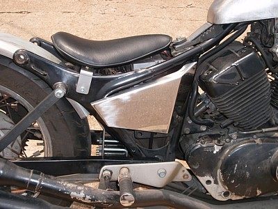 楽天市場】部品屋K&W ステンレス製サイドカバー ビラーゴ250XV250