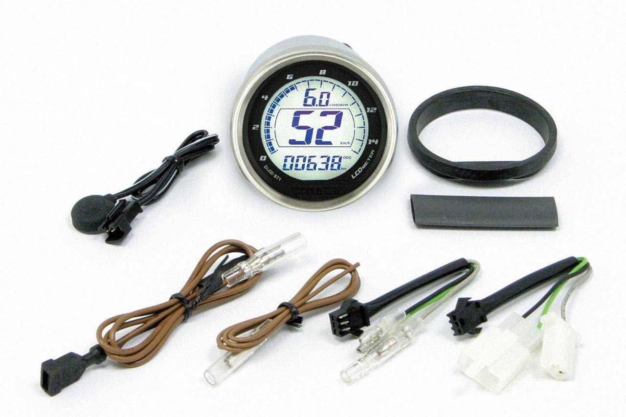 楽天市場】SP武川 SPタケガワ DタイプLCDスピード＆タコメーター