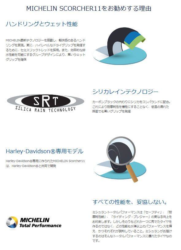 楽天市場】MICHELIN ミシュラン SCORCHER 11【240/40R18 M/C 79V TL