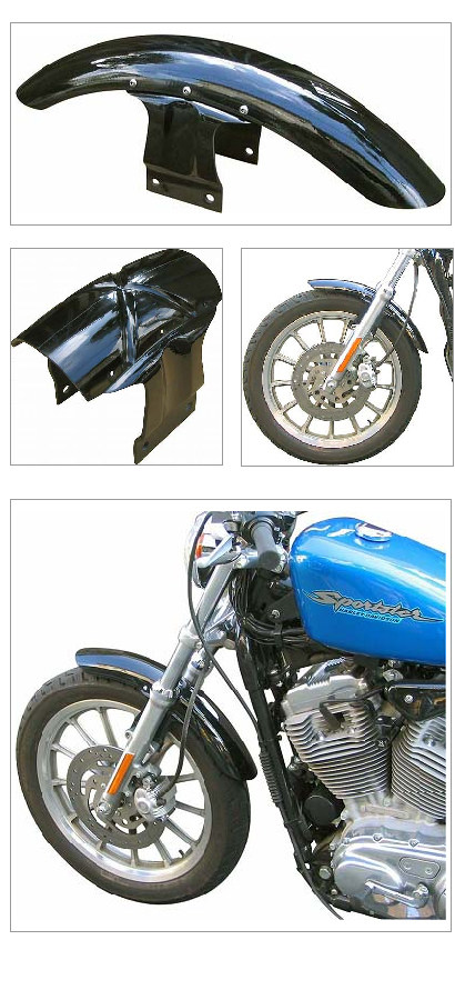 楽天市場】K＆H ケイアンドエイチ 19inchフロントフェンダー SPORTSTER