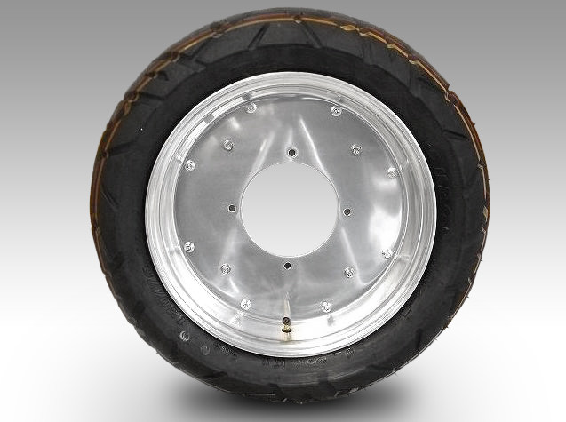 ジャイロ X キャノピー 10インチ リア ホイール 太足 3輪 アルミ