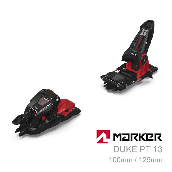 楽天市場】マーカー テックビンディング DUKE PT 13 ブラック×レッド
