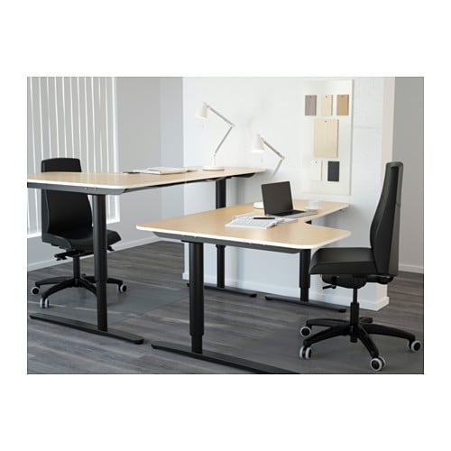 楽天市場】[IKEA/イケア/通販]BEKANT ベカント コーナーデスク 左 電動