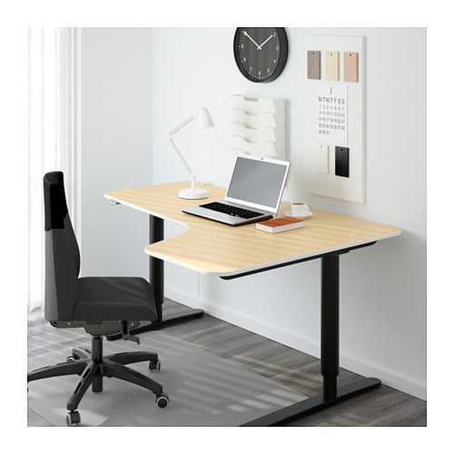 楽天市場】[IKEA/イケア/通販]BEKANT ベカント コーナーデスク 右 電動