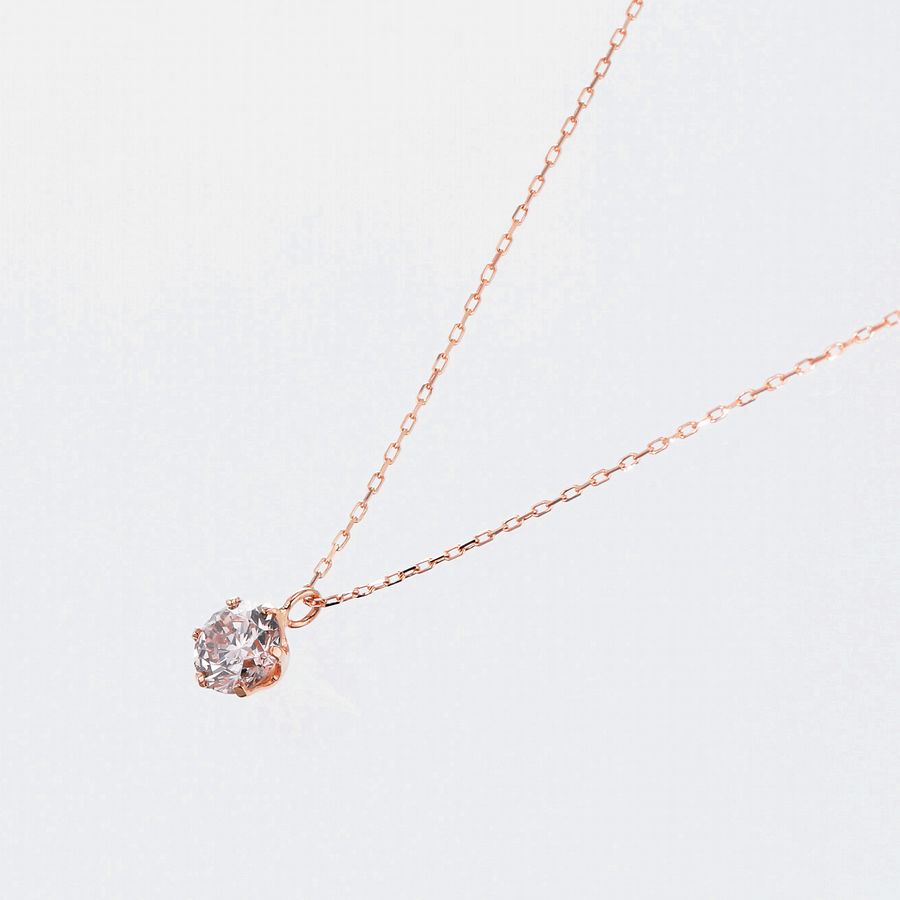 楽天市場】ダイヤモンド ネックレス 一粒 K18 0.4カラット イエロー