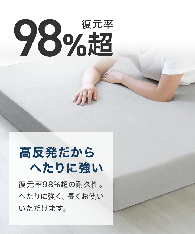 楽天市場】【最大400円OFFクーポン】マットレス 高反発 クイーン