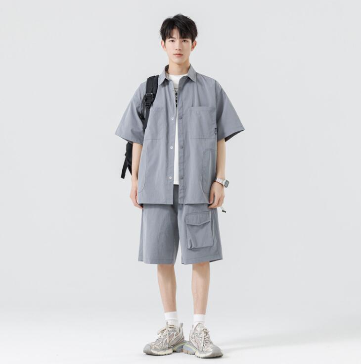 楽天市場】リラックス セットアップ メンズ 半袖シャツ ハーフパンツ