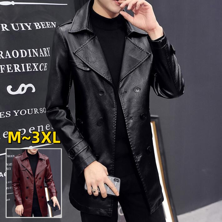 楽天市場】2色 ジャケット 長袖 トレンチコート ロングコート メンズ