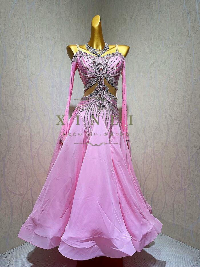 楽天市場】【受注生産・セミオーダー】社交ダンス ドレス ダンスドレス