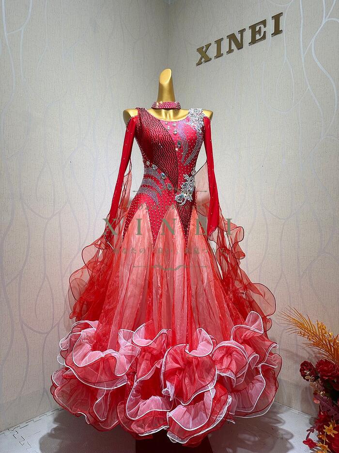 楽天市場】【受注生産・セミオーダー】社交ダンス ドレス ダンスドレス