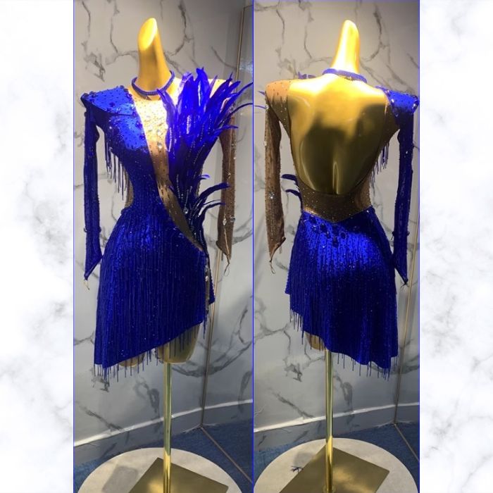 社交ダンスドレス 社交ダンス衣装/セミオーダー ラテンドレス/ラテン