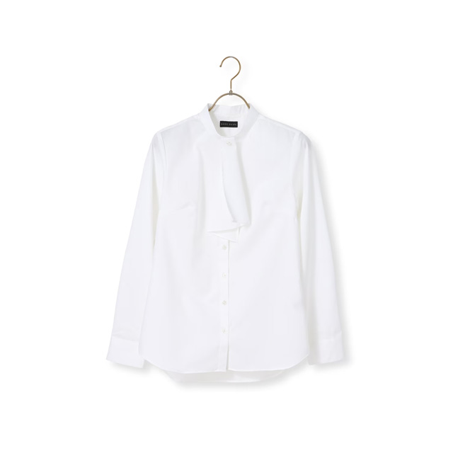 楽天市場】【洋服の青山】ボウタイ ブラウス レディース bow 白無地