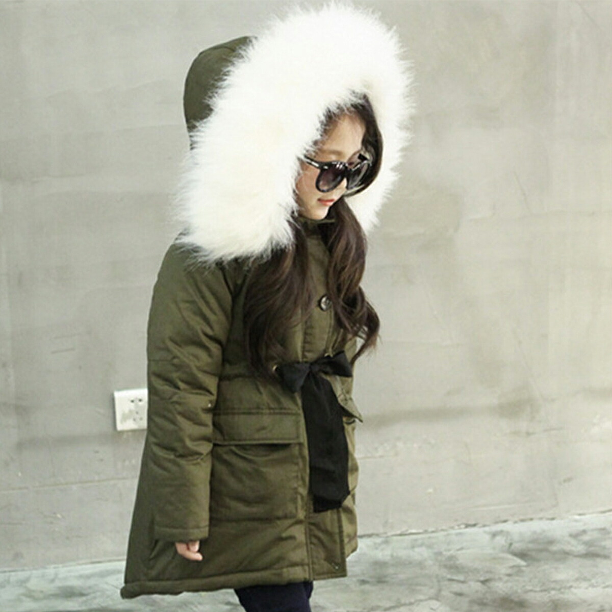 楽天市場】【SALE商品】ファー付き ミリタリー コート ジャンパー