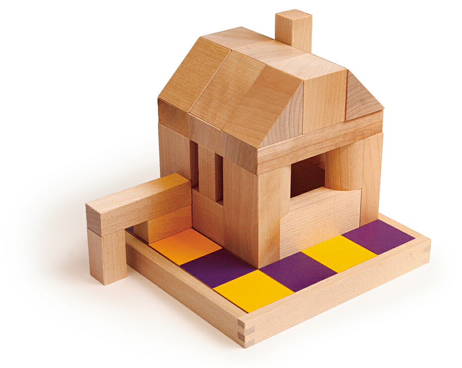 楽天市場】ケルンモザイク45四角セット 童具館 WAKU : 木のおもちゃ