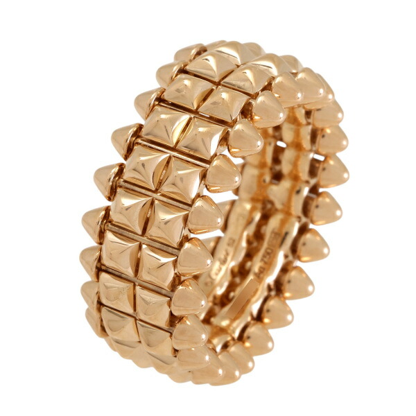 楽天市場】カルティエ クラッシュ ドゥ リング ダブル K18ピンク