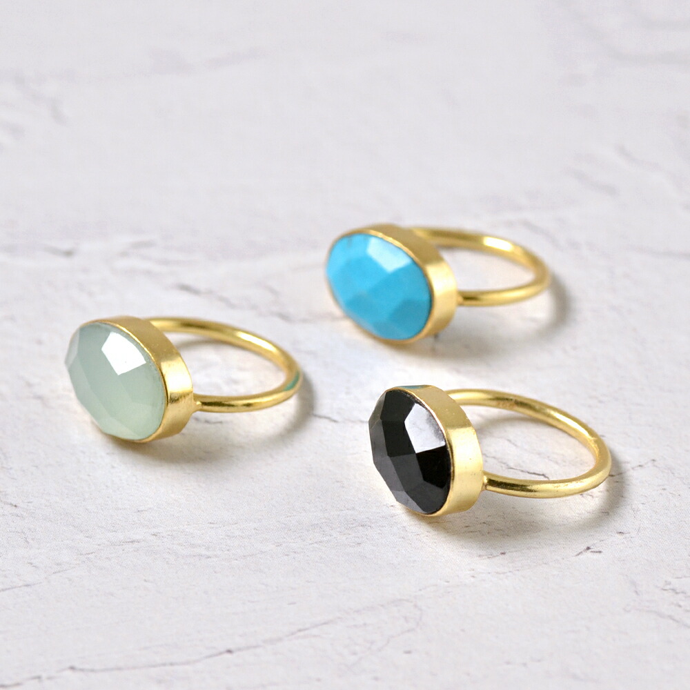 楽天市場】天然石 リング 指輪 マグネサイト カルセドニー オニキス