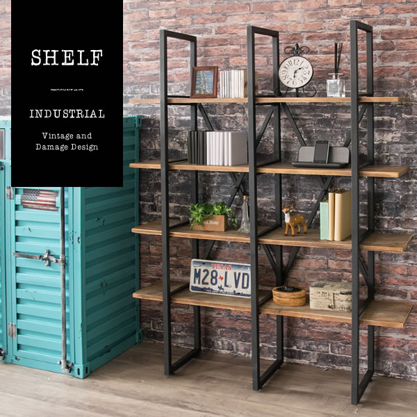 楽天市場】【ランキング1位獲得】 シェルフ INDUSTRIAL