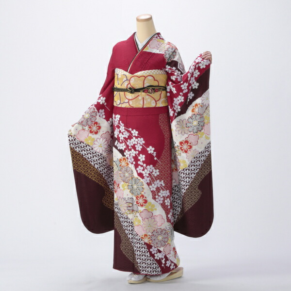 楽天市場】【中古】【購入品】振袖 フルセット Mサイズ 古典柄 成人式