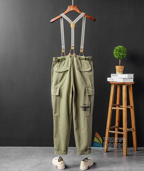 楽天市場】オーバーオール メンズ サロペット ワークカーゴパンツ