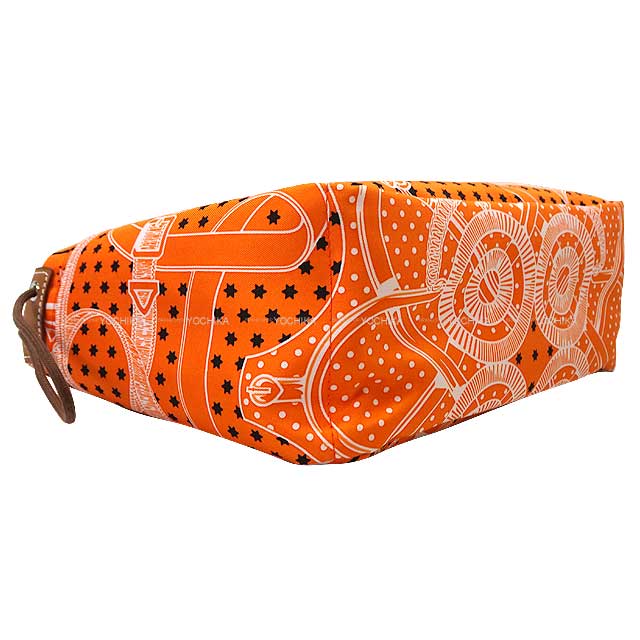 楽天市場】HERMES エルメス フールビ25 オレンジ シルク100％/バレニア