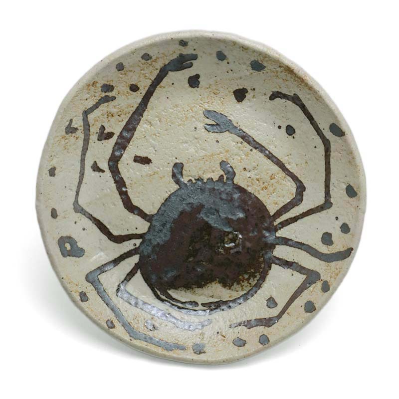 楽天市場】九谷焼（魯山人写しの器）：魯山人写銹絵蟹文様5寸皿・九谷