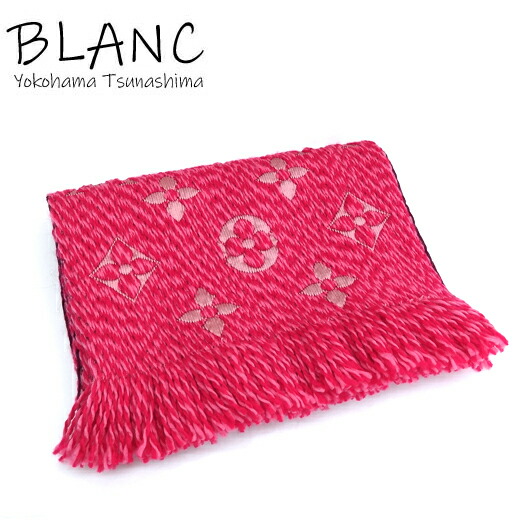 楽天市場】ルイヴィトン エシャルプ ロゴマニア マフラー ローズ